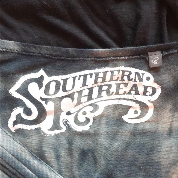 Southern Thread black and gray tie dye dress - Picture 5 of 5